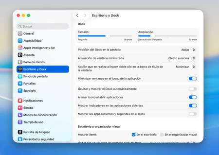 Amplicacion Dock