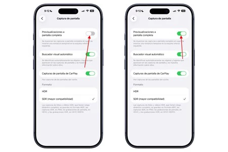 Cambiar Interfaz De Capturas En Ios