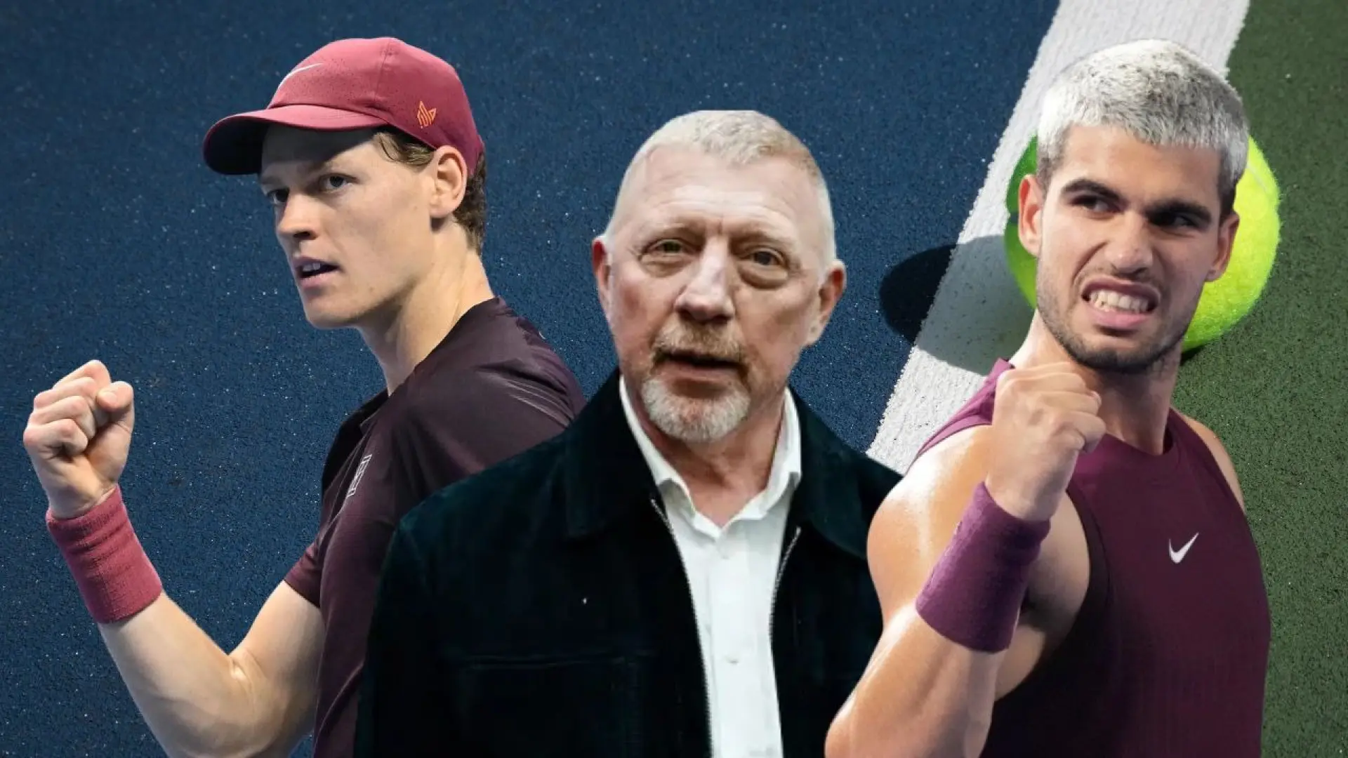 Boris Becker, mito del tenis, sobre el dominio de Jannik Sinner: «Carlos Alcaraz es el único que puede vencerle»