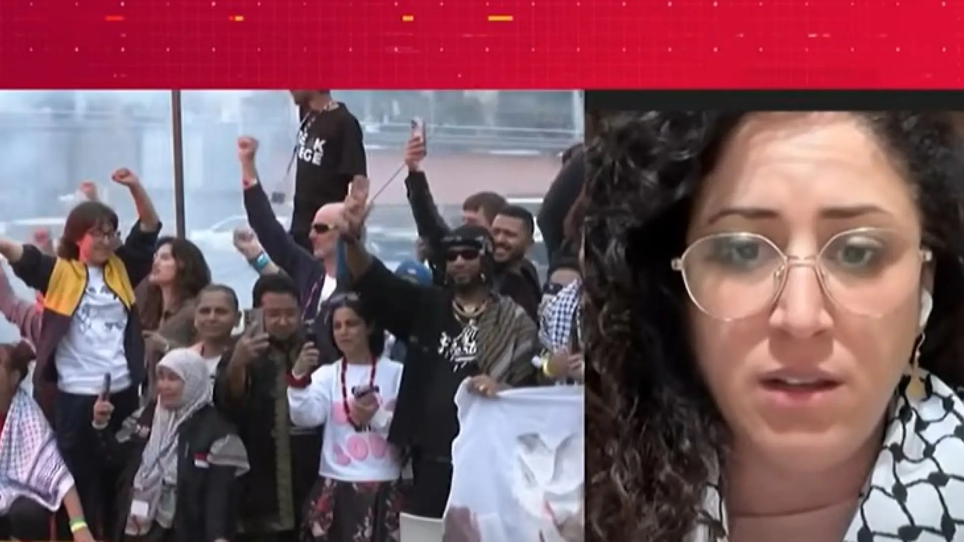 Sally Issa, esposa del español de la flotilla detenido por Israel: «Es un acto ilegal, han ejercido violencia contra él»