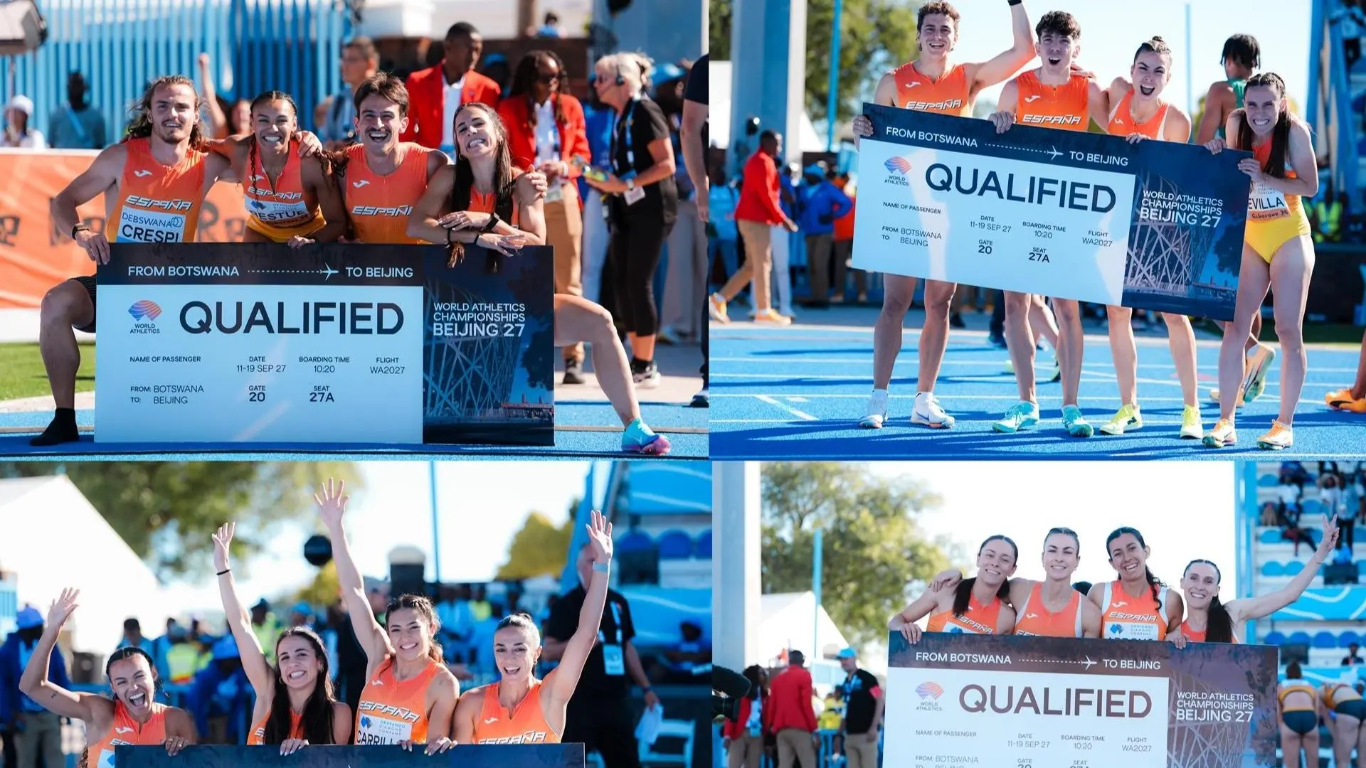 «Felicidades a todas las atletas y los atletos españoles»: el lapsus viral en RTVE durante la transmisión de los Mundiales de Relevos