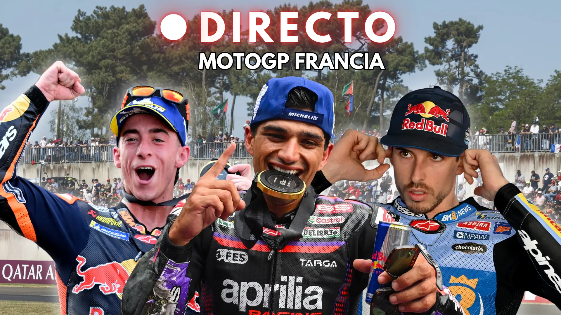 MotoGP Francia en directo: última hora de la carrera de Jorge Martín, Pedro Acosta y Álex Márquez en Le Mans
