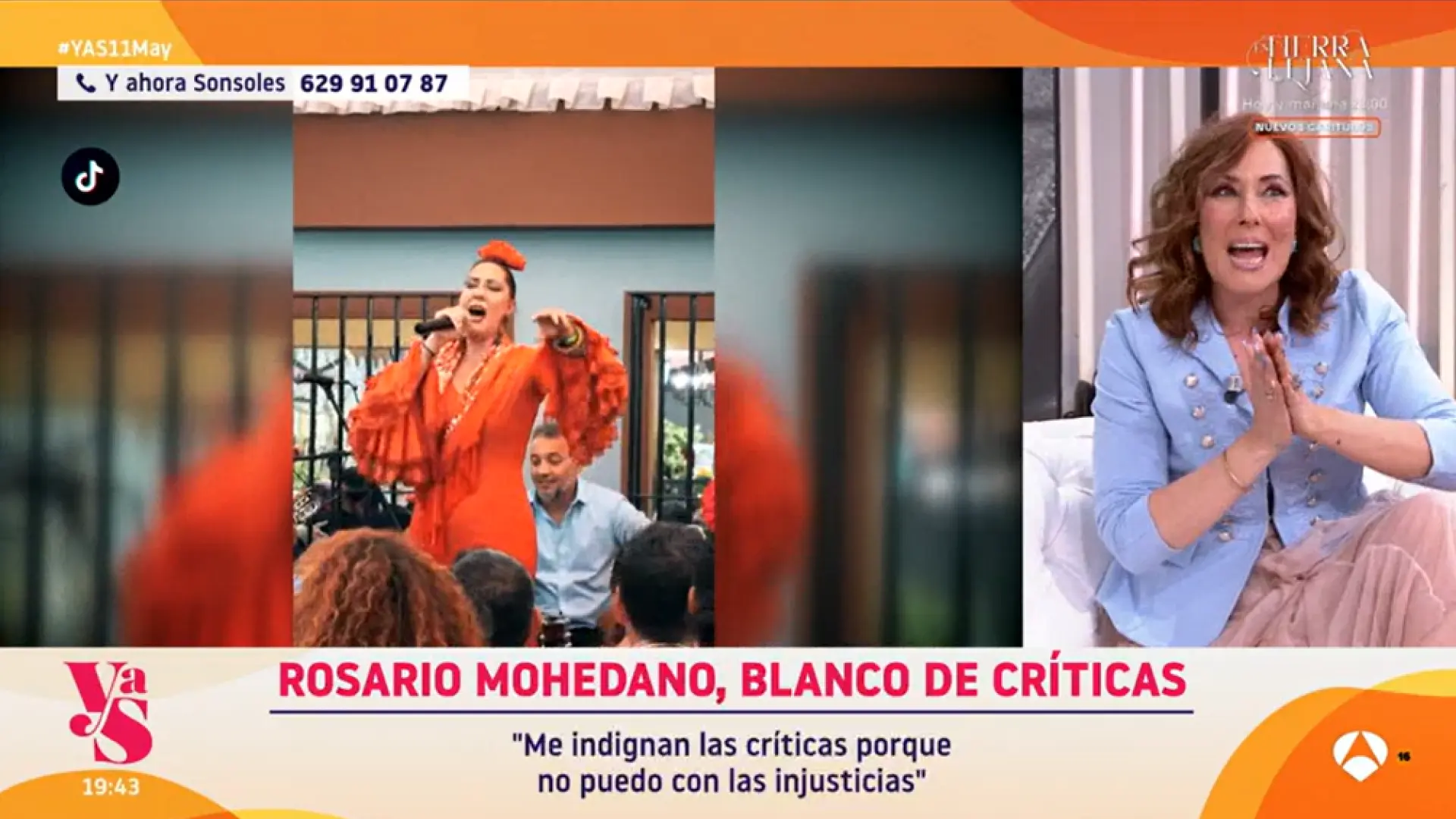 Rosario Mohedano, sobre las críticas que recibe por ser sobrina de Rocío Jurado: «Ella era perfecta y por eso me atacan tanto a mí»
