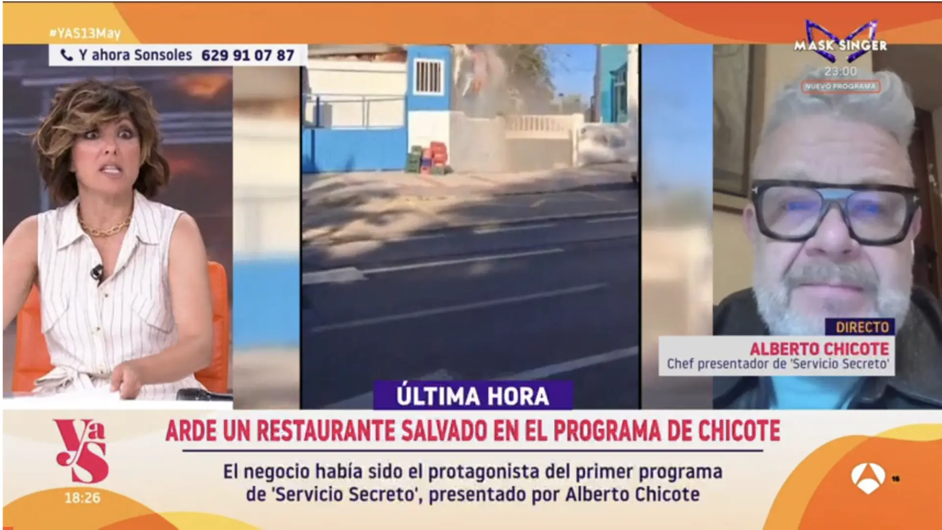 Alberto Chicote, sobre el incendio de uno de los restaurantes que transformó: «Se me saltan las lágrimas»