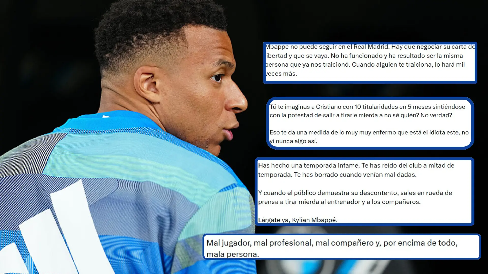 Lluvia de críticas a Mbappé por sus risas y su rajada contra Álvaro Arbeloa: «Te has reído del club, sales a tirar mierda… Lárgate ya»