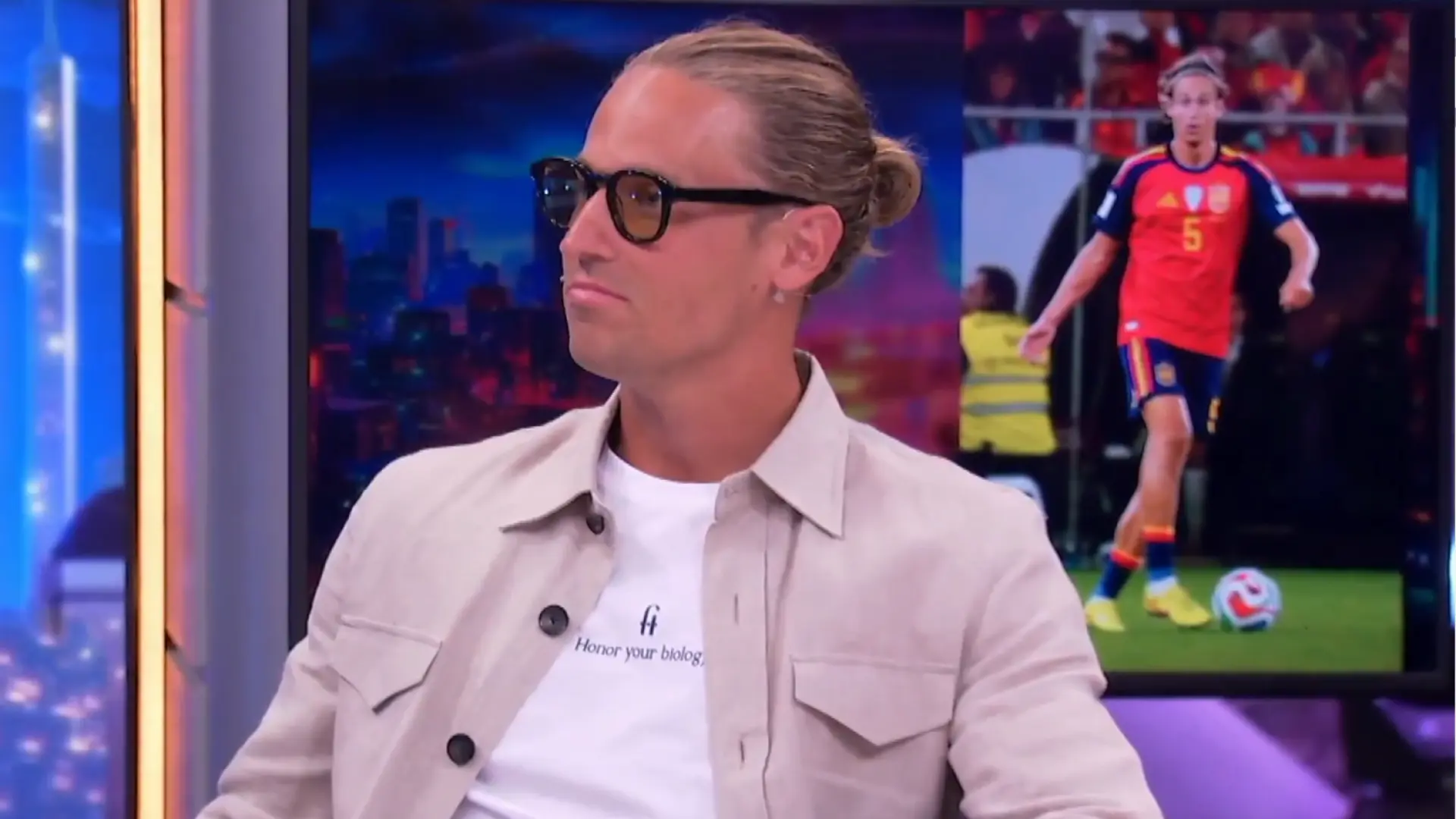 Marcos Llorente, sobre las gafas amarillas en 'El Hormiguero': «Son una herramienta, simulan la luz del exterior»