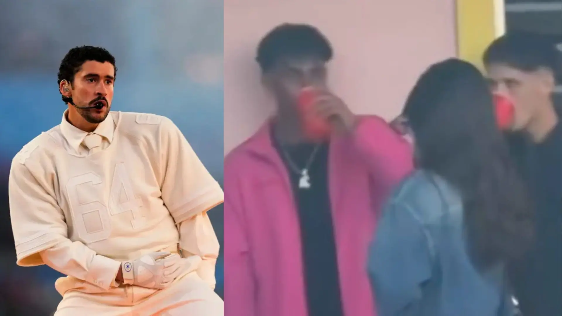 Bad Bunny sube a Lamine Yamal, su novia y varios jugadores del Barça a La casita en su primer concierto en Barcelona