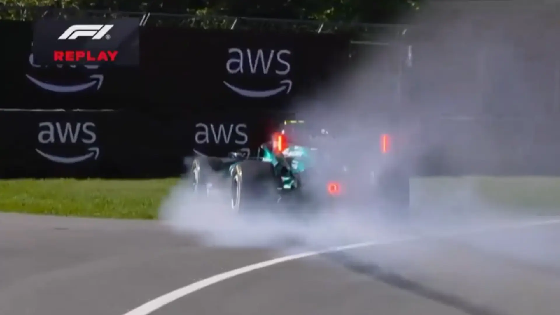 Así fue el accidente de Fernando Alonso en Canadá: «Bloqueé las ruedas delanteras en la curva tres y me convertí en pasajero»