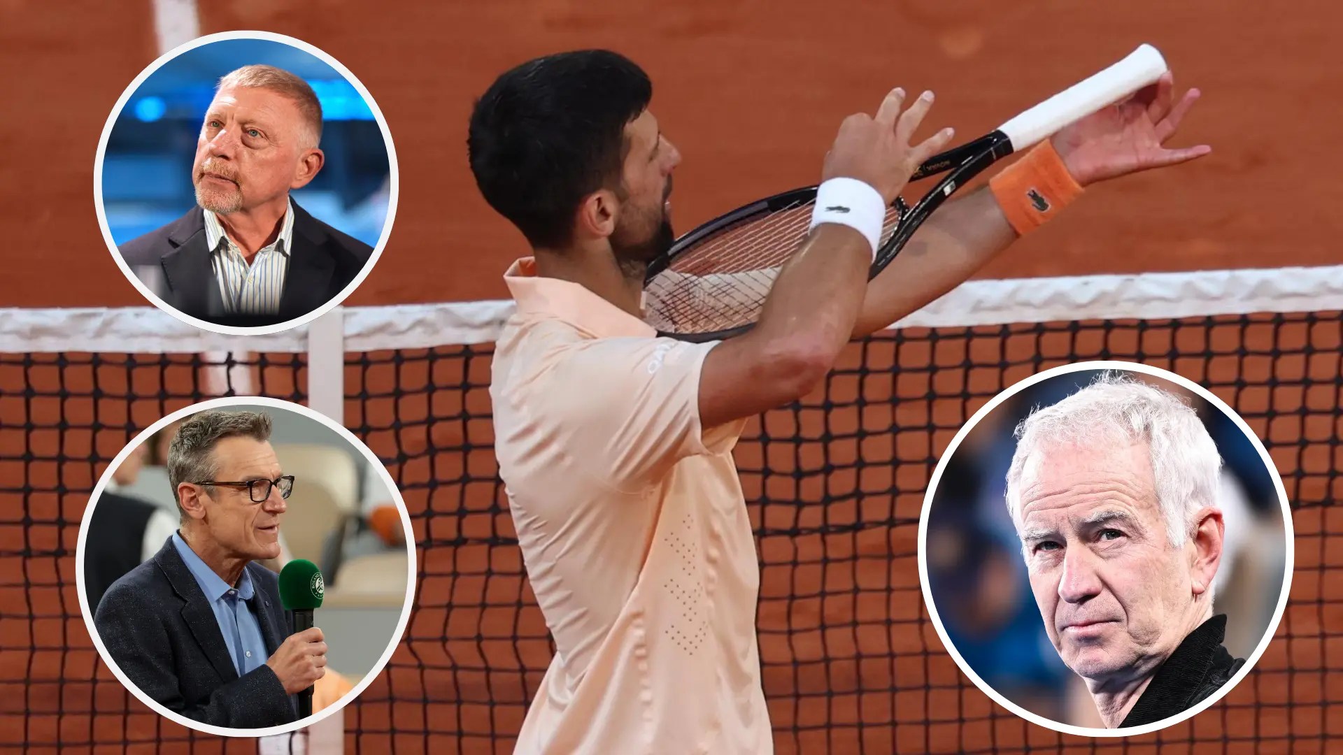 Las leyendas del tenis coinciden con el nivel de Djokovic en Roland Garros: «Es bastante alto y sale a la pista sin perder el ritmo»