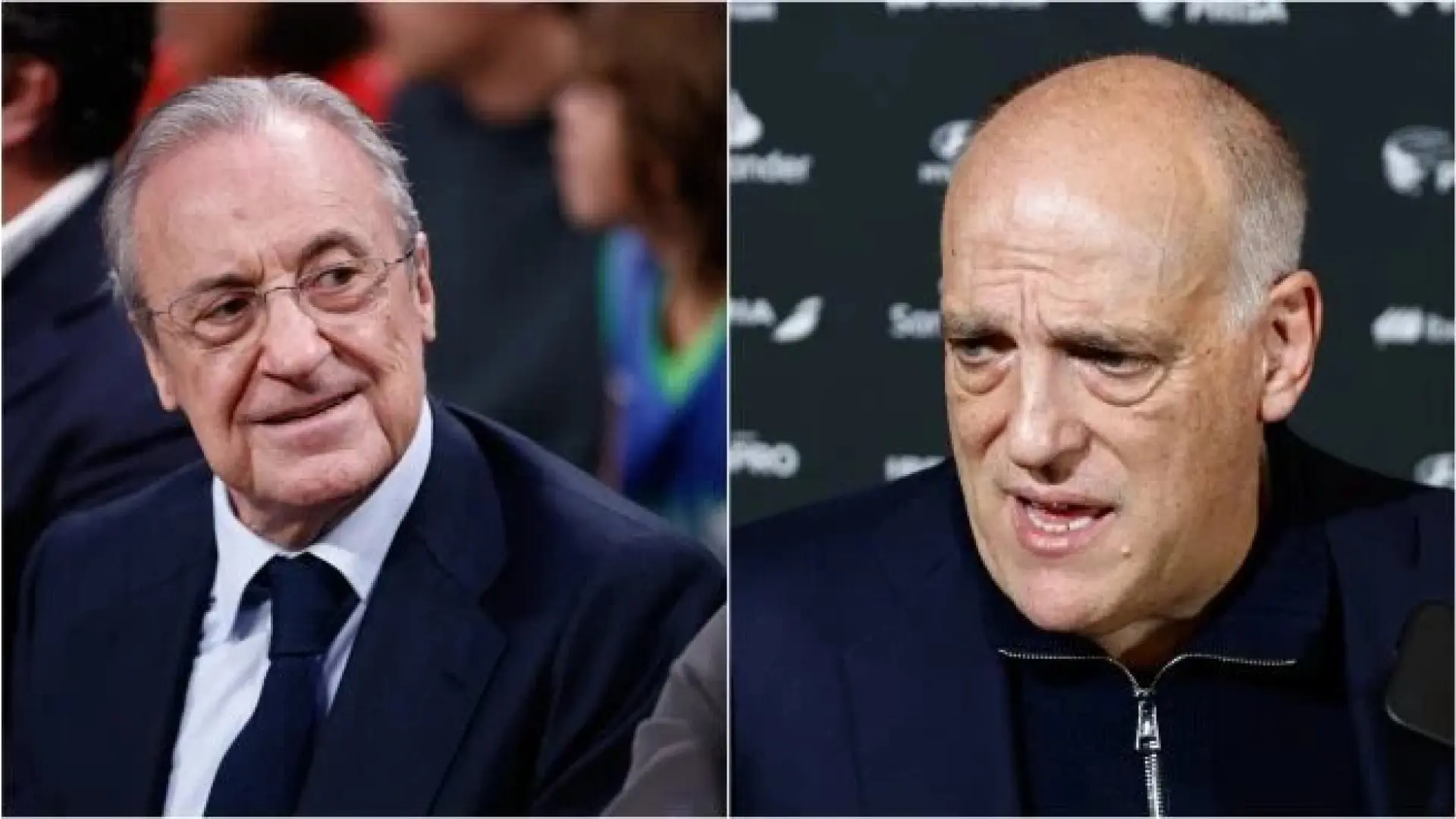 Tebas ataca a Florentino Pérez: «Vive del victimismo de la persecución»