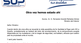 La Policía Nacional se reivindica por la visita del Papa tras el mayor despliegue logístico y de agentes de toda su historia
