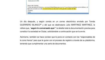 El pagador de Zapatero presentó en Dubái un certificado de Bankia para diseñar la offshore a las 24 horas de almorzar con él