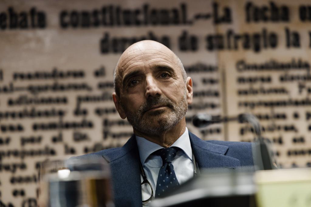 Julio Martínez, en la comisión de investigación del 'caso Koldo' en el Senado el pasado abril.