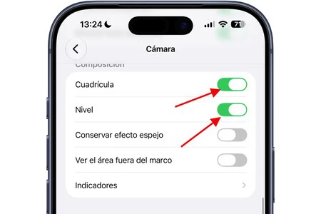 Ajustes De Cuadricula Y Nivel En La Camara Del Iphone