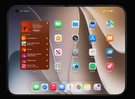 Pantalla Iphone Plegable