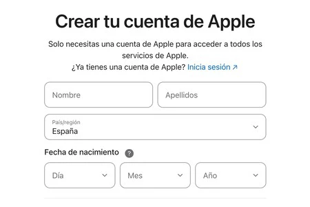 Cuenta Apple