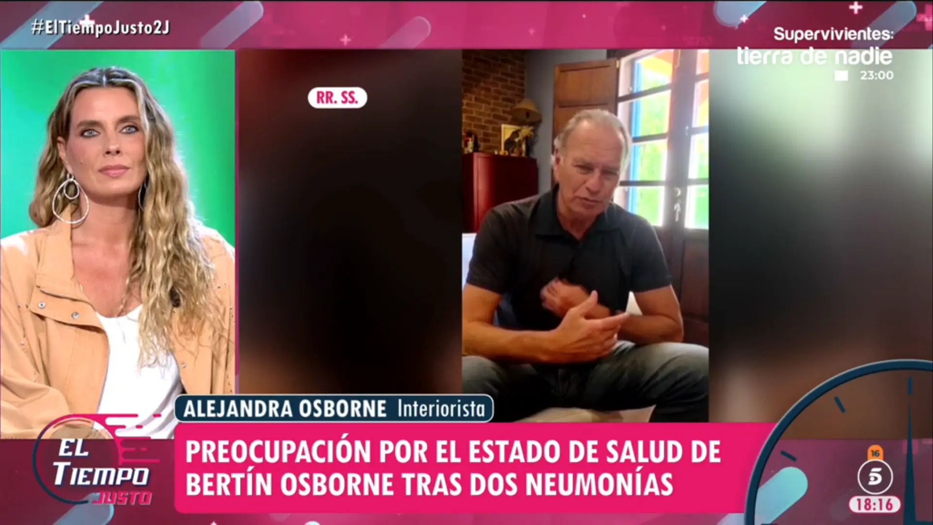 Alejandra Osborne actualiza el estado de salud de su padre, Bertín Osborne: «Ha estado malísimo»