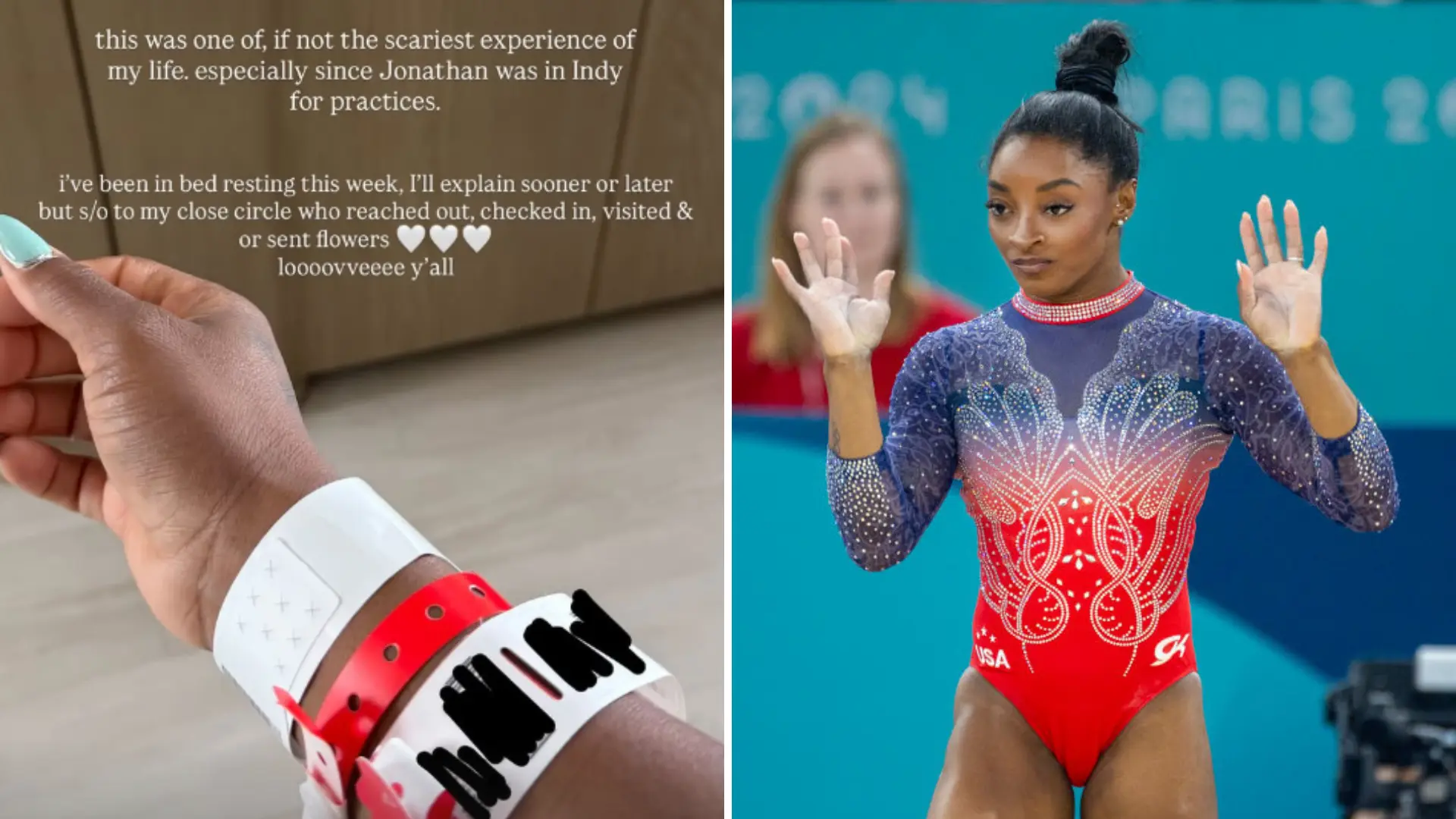 Simone Biles desvela un reciente ingreso hospitalario «a un paso de la muerte»: «Fue la experiencia más aterradora de mi vida»