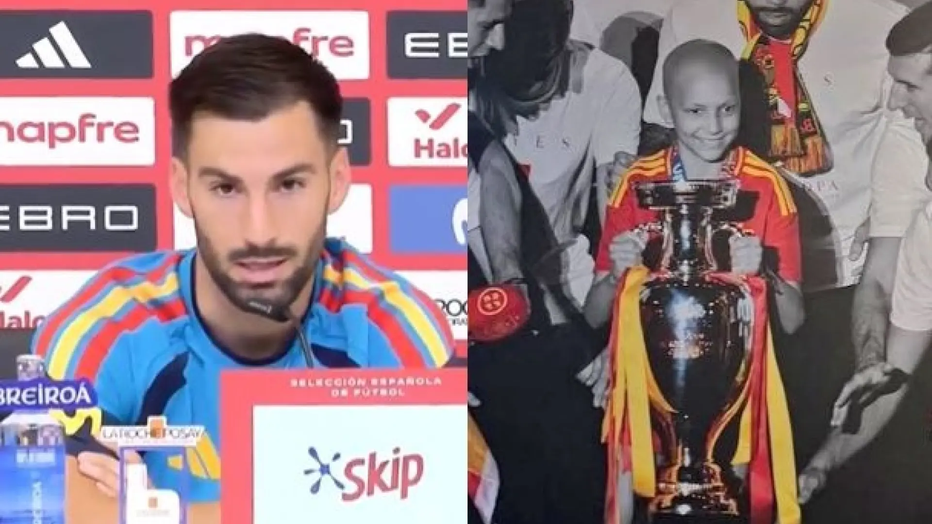 El emotivo recuerdo de Álex Baena a María, la niña con cáncer que levantó la Eurocopa 2024: «La tenemos presente siempre»