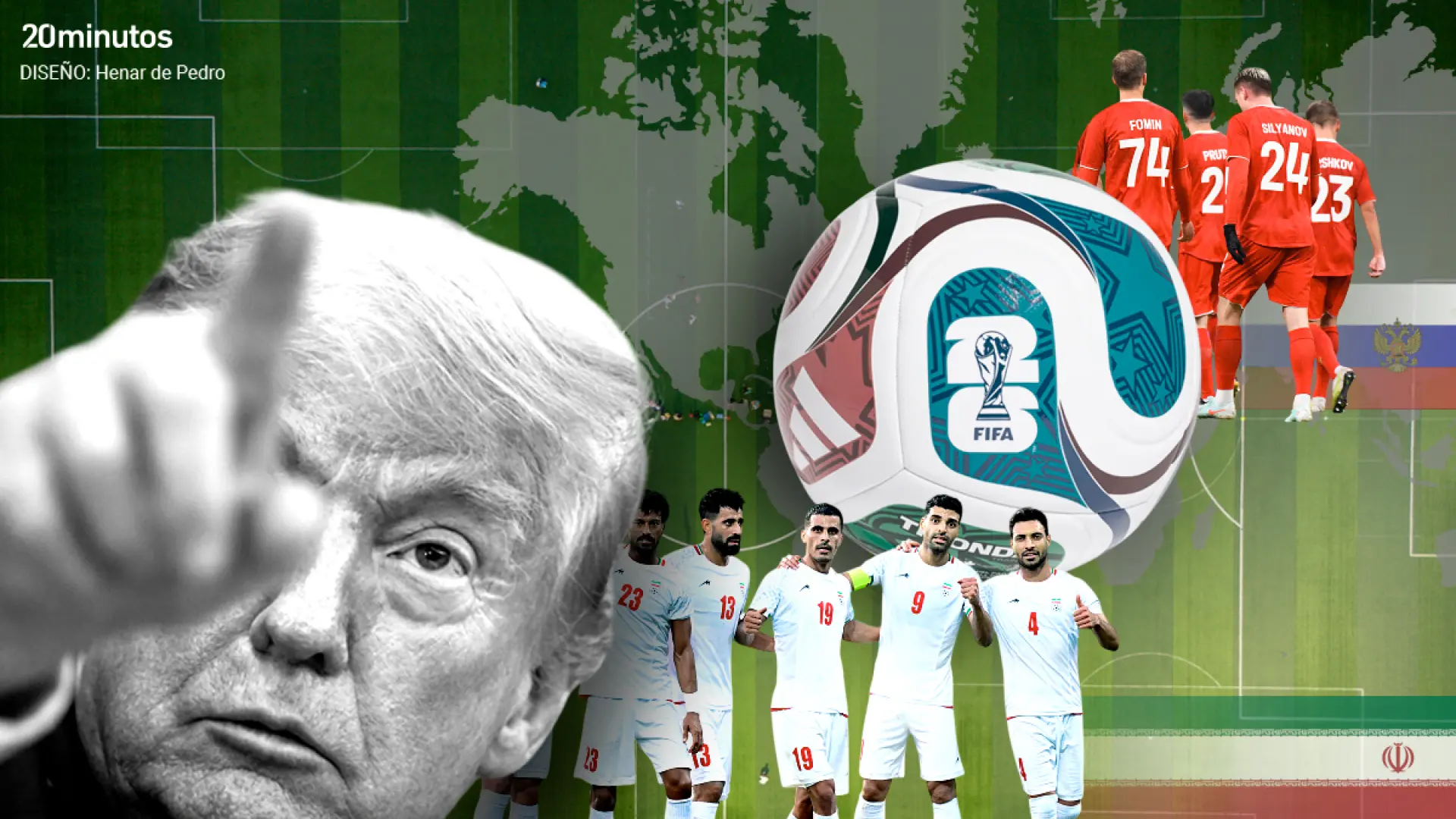 De la guerra de Trump en Irán a la ausencia de Rusia o el pasado colonial: la política y la historia también juegan el Mundial