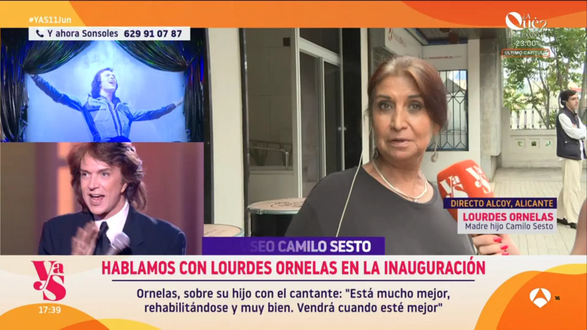 Lourdes Ornelas, sobre su hija Sheila: «Cuanto más tiempo esté en rehabilitación, creo que va a ser mejor»