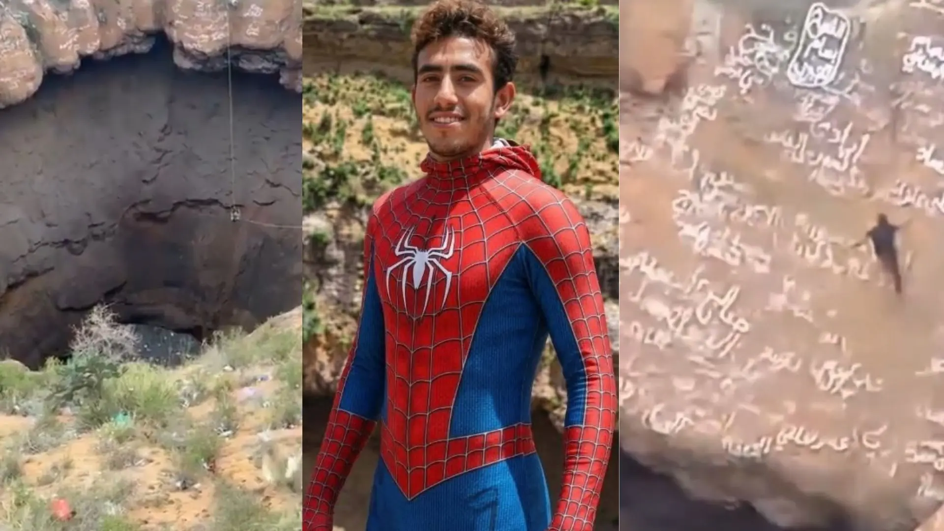 Muere el 'Spiderman del Yemen' al caer en un cráter volcánico en una arriesgada escalada