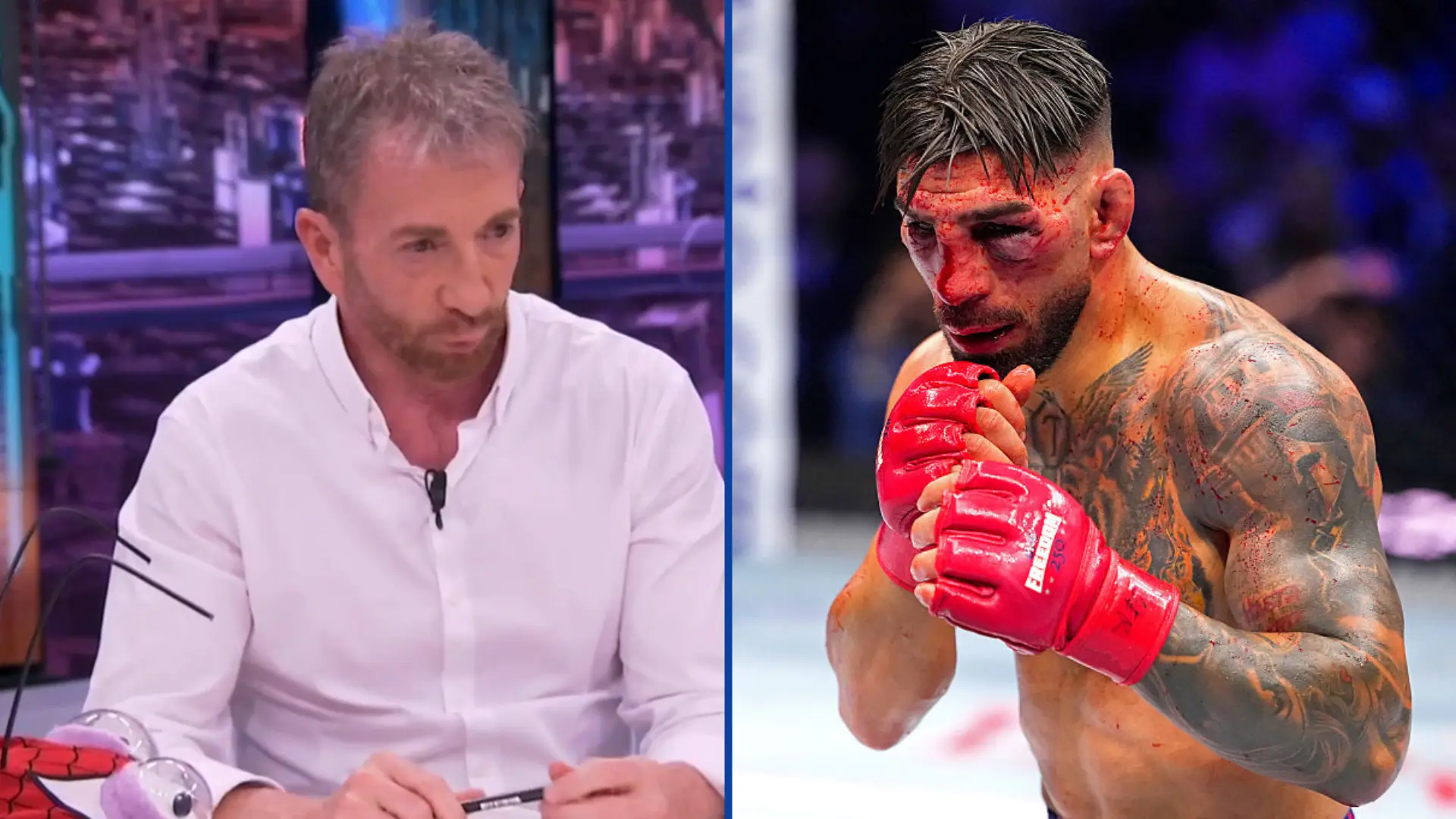 Pablo Motos desvela el estado de Ilia Topuria tras su pelea contra Gaethje: «Por la mañana todavía no podía abrir bien los ojos»