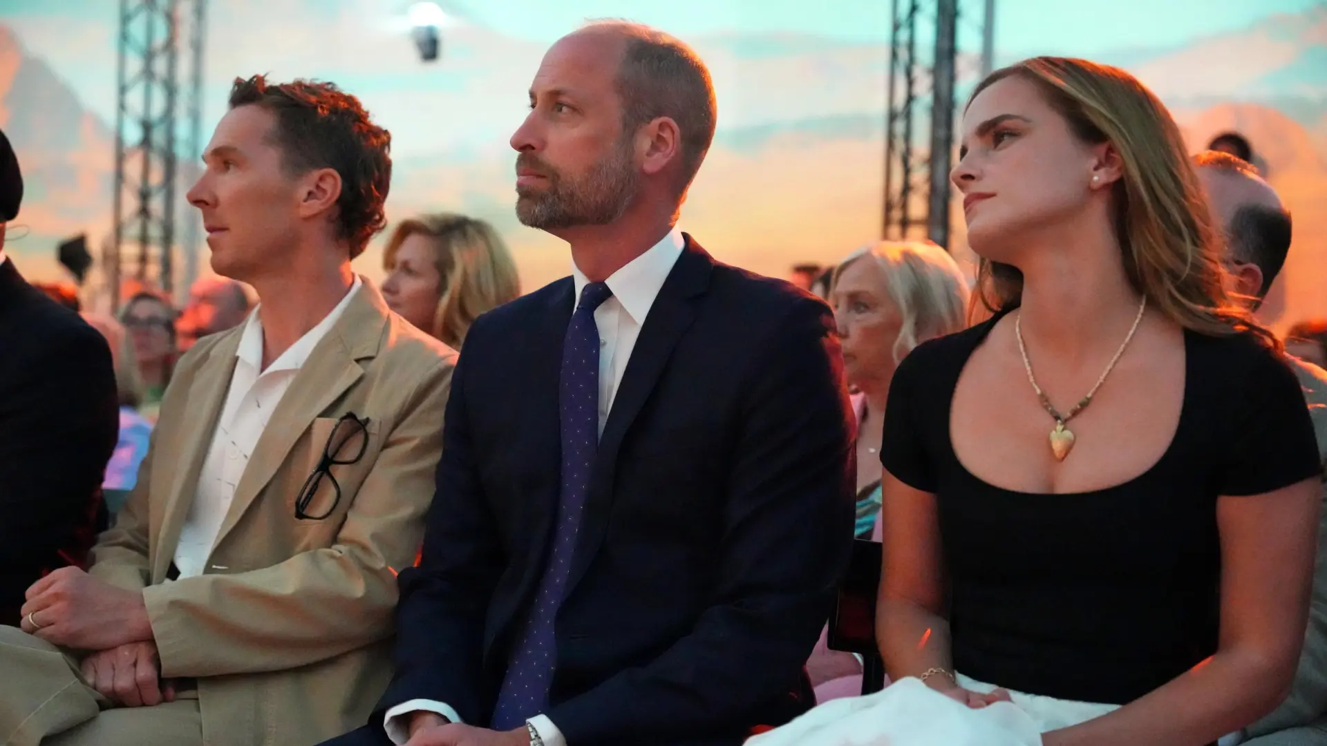 El príncipe Guillermo defiende el clima acompañado de Emma Watson y Benedict Cumberbatch: «Tengo a raya mi ecoansiedad»