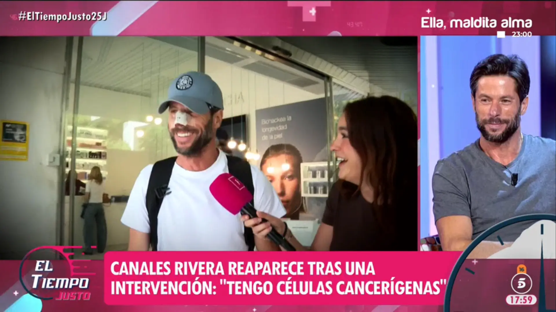 José Antonio Canales Rivera reaparece tras su paso por quirófano: «No somos conscientes del daño que puede hacer el sol»