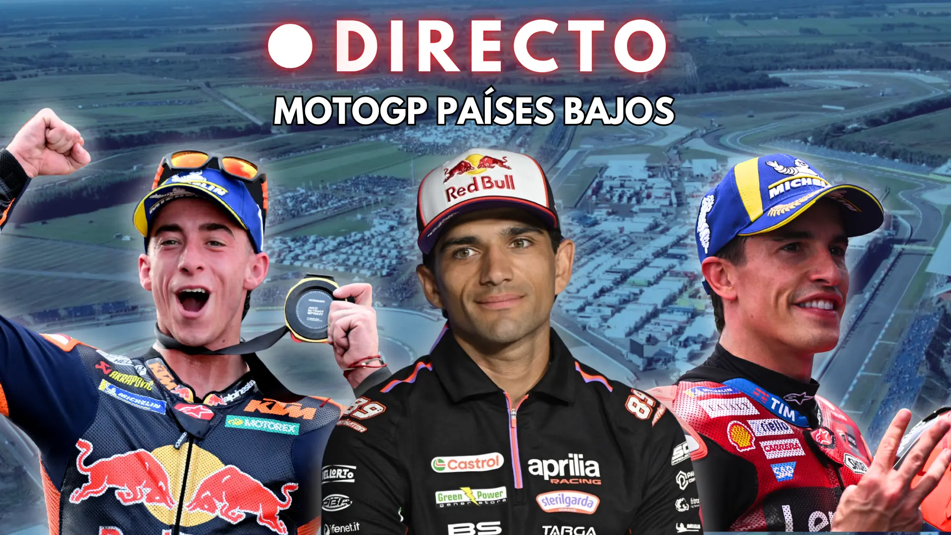 Carrera del GP de MotoGP de Países Bajos, en directo: última hora de Marc Márquez, Jorge Martín y Pedro Acosta en Assen