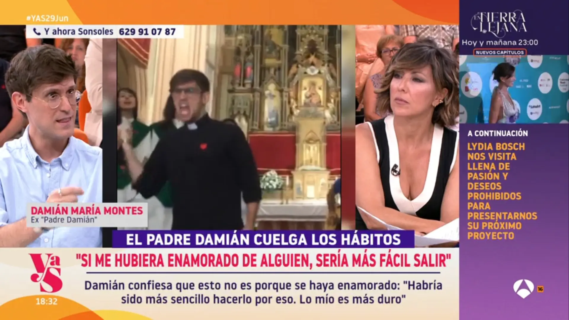 El 'Padre Damián', tras colgar los hábitos: «No he soportado más vivir en la máscara. Ahora querría formar una familia»