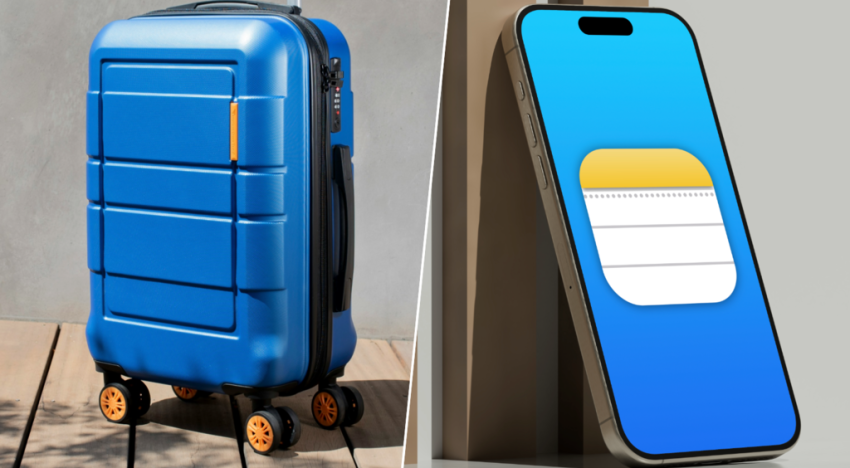 Mi truco para no olvidar nada en la maleta cuando me voy de vacaciones: una supernota en el iPhone
