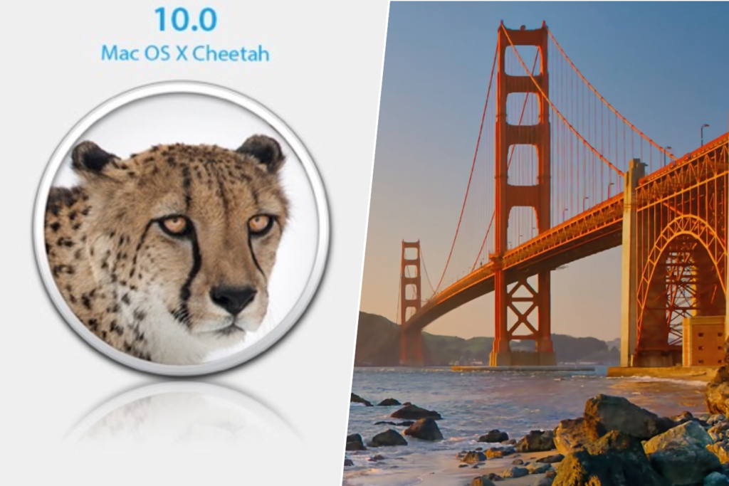 El origen de los nombres en macOS y por qué Apple abandonó los nombres de felinos por parajes de California