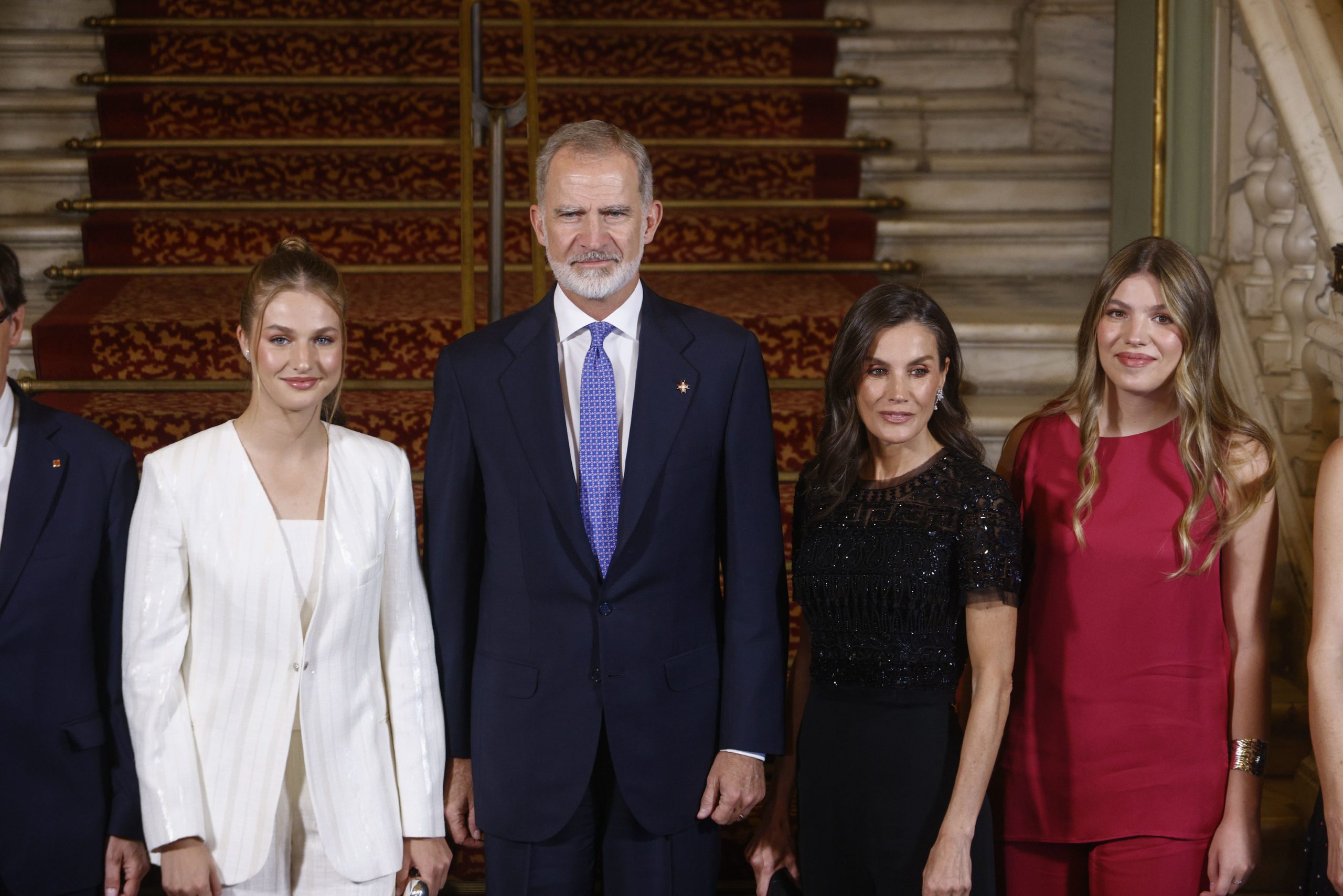El Rey Felipe, la Reina Letizia, la princesa Leonor y la infanta Sofía.