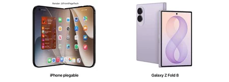 Galaxy Vs Iphone Plegable