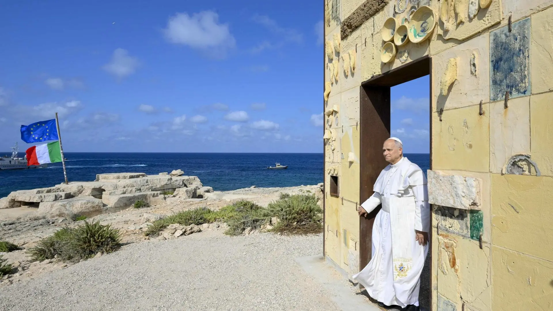 El papa León XIV visita Lampedusa: «Los migrantes muertos también son víctimas de decisiones omitidas»