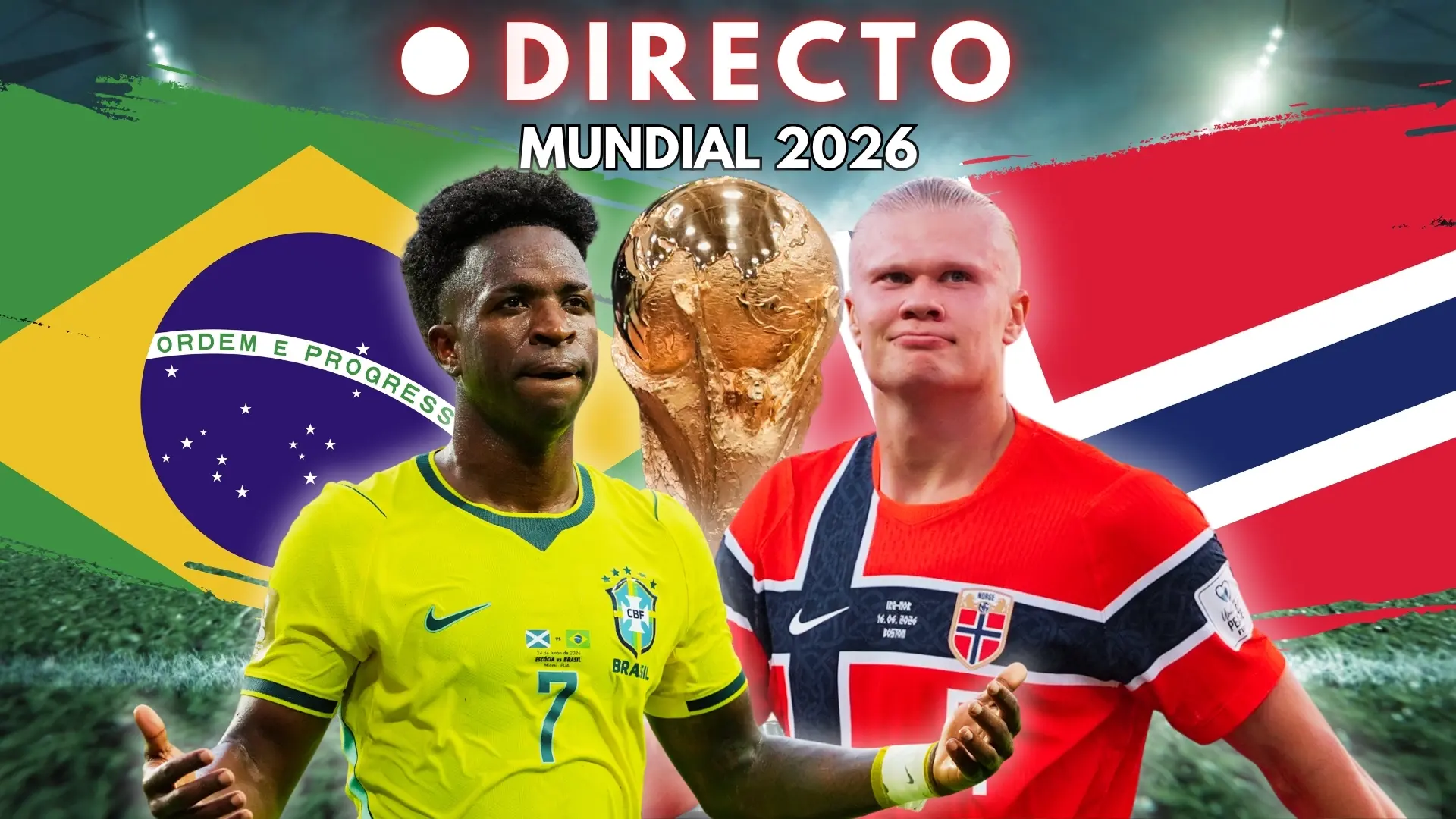 Brasil – Noruega del Mundial 2026, en directo: goles, marcador y última hora de octavos