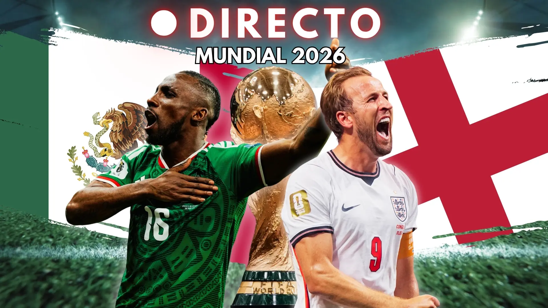 México – Inglaterra del Mundial 2026, en directo: goles, marcador y última hora de octavos