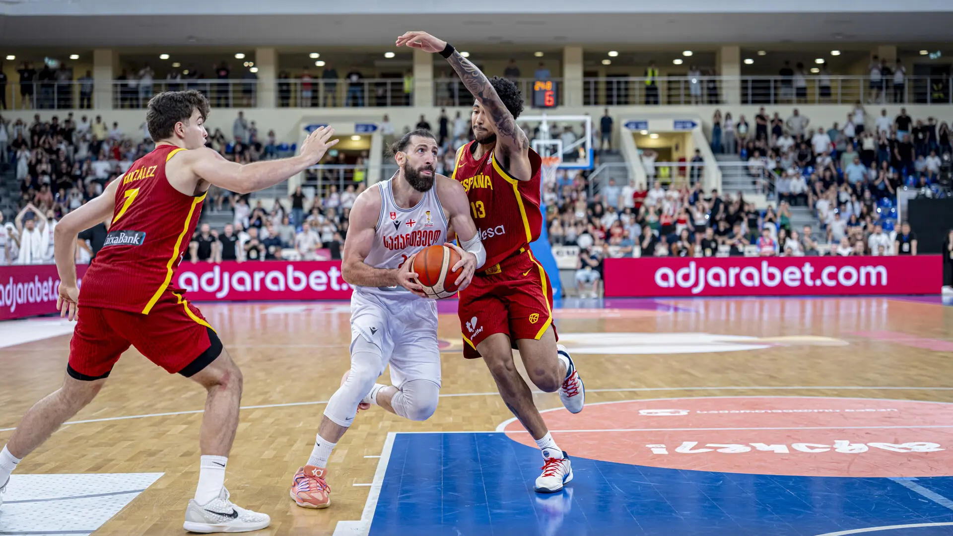 España se deja remontar por Georgia en la clasificación para el Mundial de baloncesto: primera derrota de la era Chus Mateo