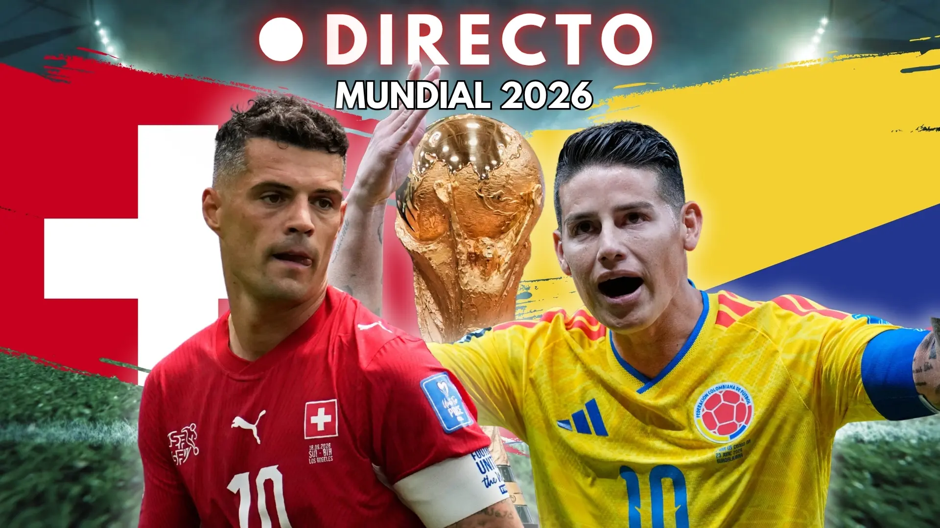Suiza – Colombia del Mundial 2026, en directo: goles, marcador y última hora de los octavos de final