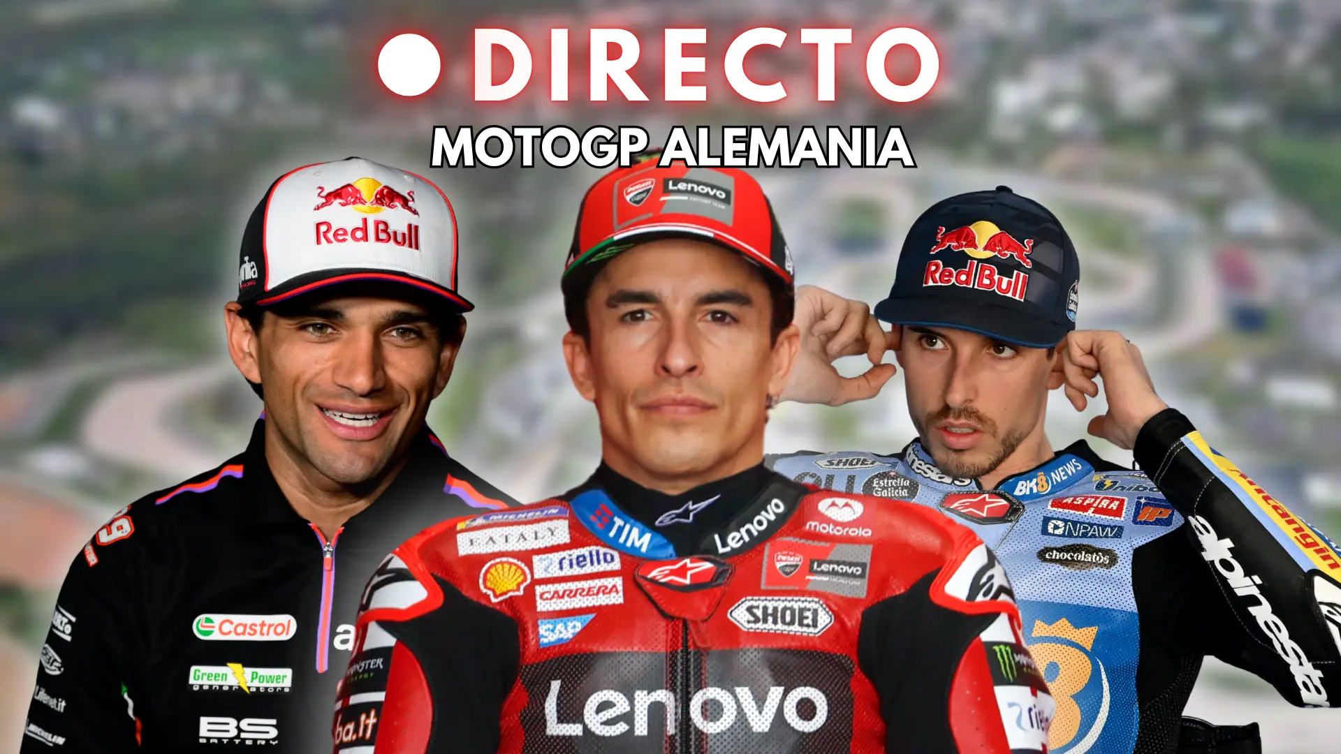 Carrera al sprint del GP de Alemania de MotoGP, en directo: última hora de Marc, Álex Márquez y Jorge Martín en Sachsenring