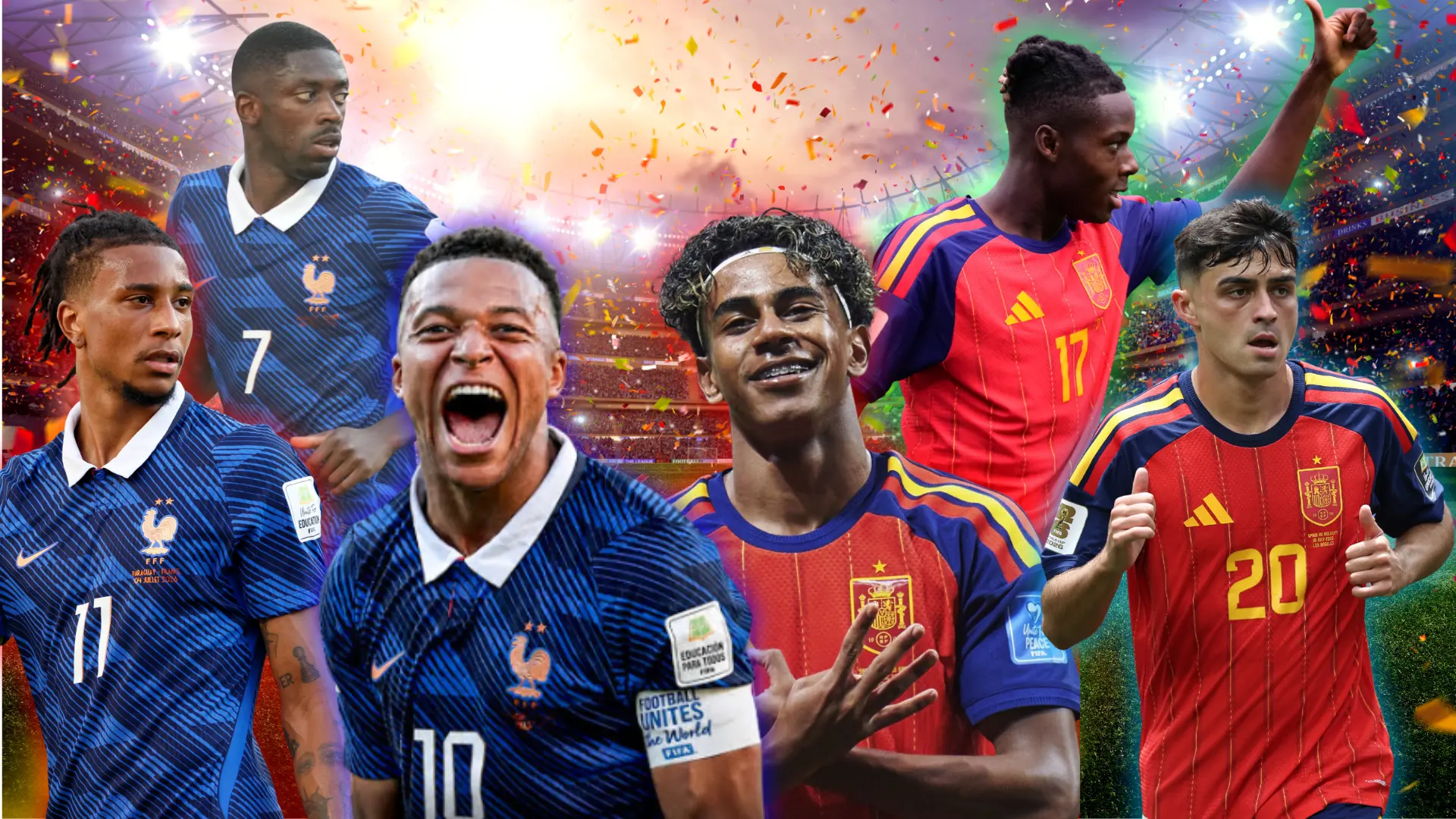 Lamine Yamal, Kylian Mbappé, Olise, Pedri… la astronómica cifra de valor de mercado que habrá en el Francia – España del Mundial