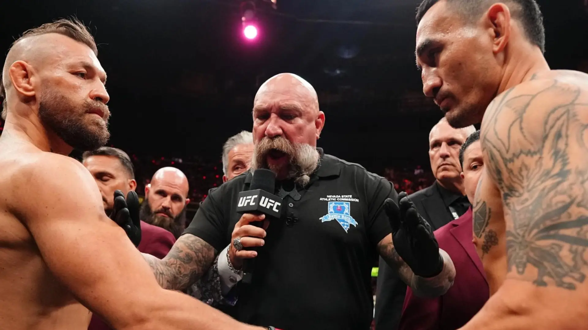 Max Holloway detalla lo ocurrido con McGregor: «La primera vez que cayó al suelo le golpeé y él decía '¡pelea, pelea!'»
