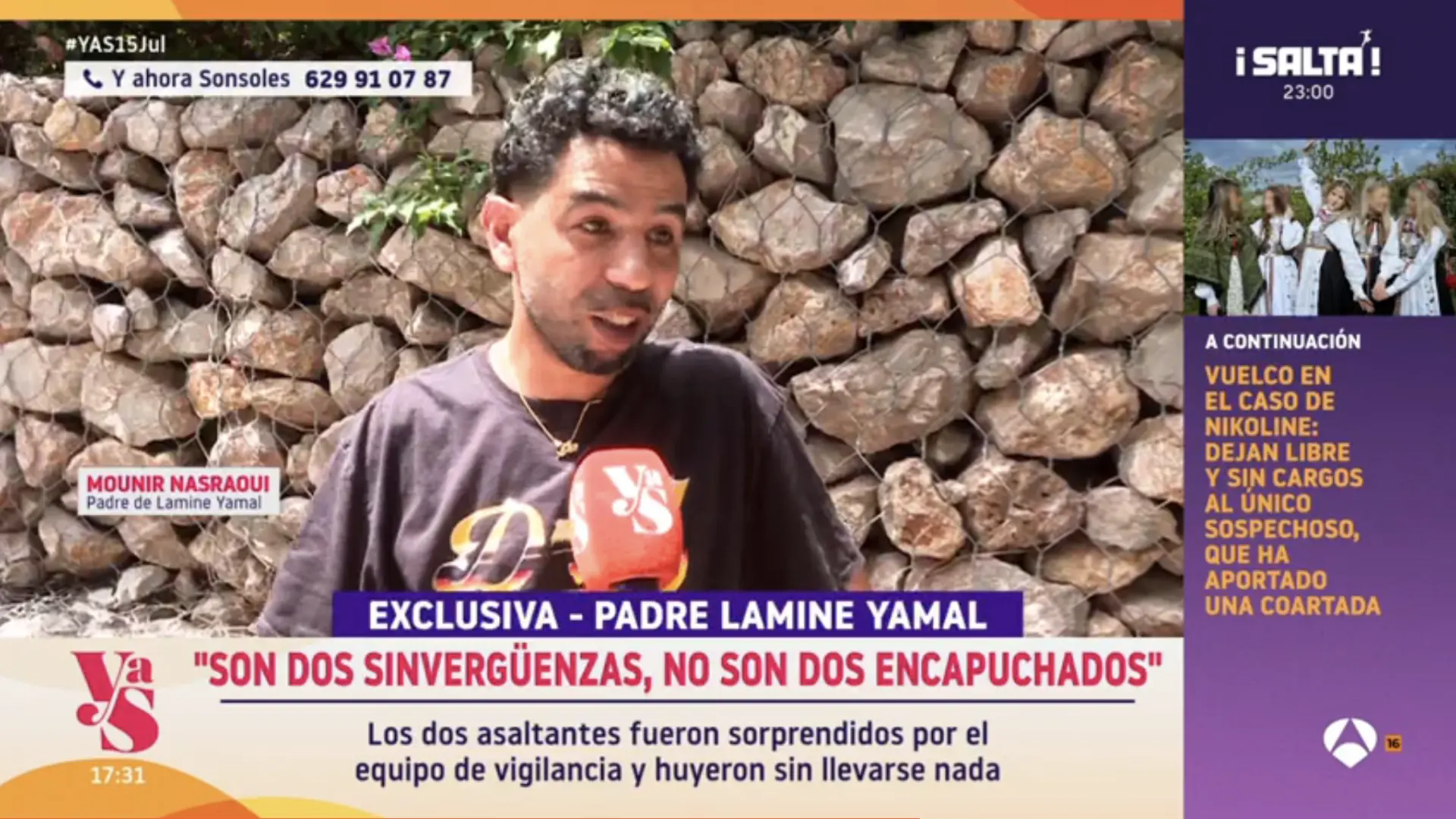 El padre de Lamine Yamal cataloga como «sinvergüenzas» a los asaltantes de la casa de su hijo: «Ya he llamado a los abogados»