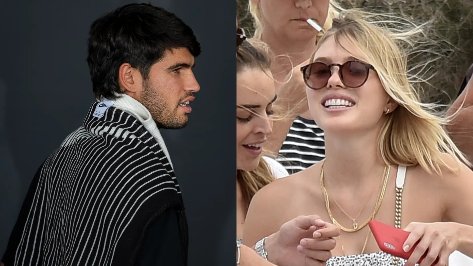 El romance secreto de Carlos Alcaraz con Victoria Iglesias, una de las gemelas de Julio Iglesias