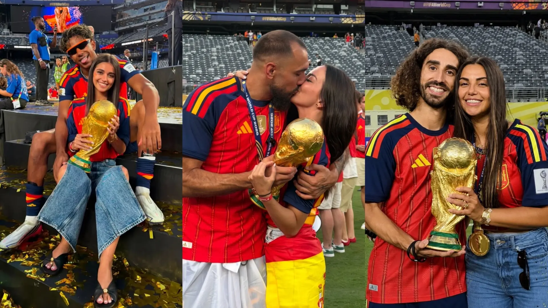 Las 'WAGs' de la Roja celebran la victoria de España con emotivas declaraciones de amor a los jugadores