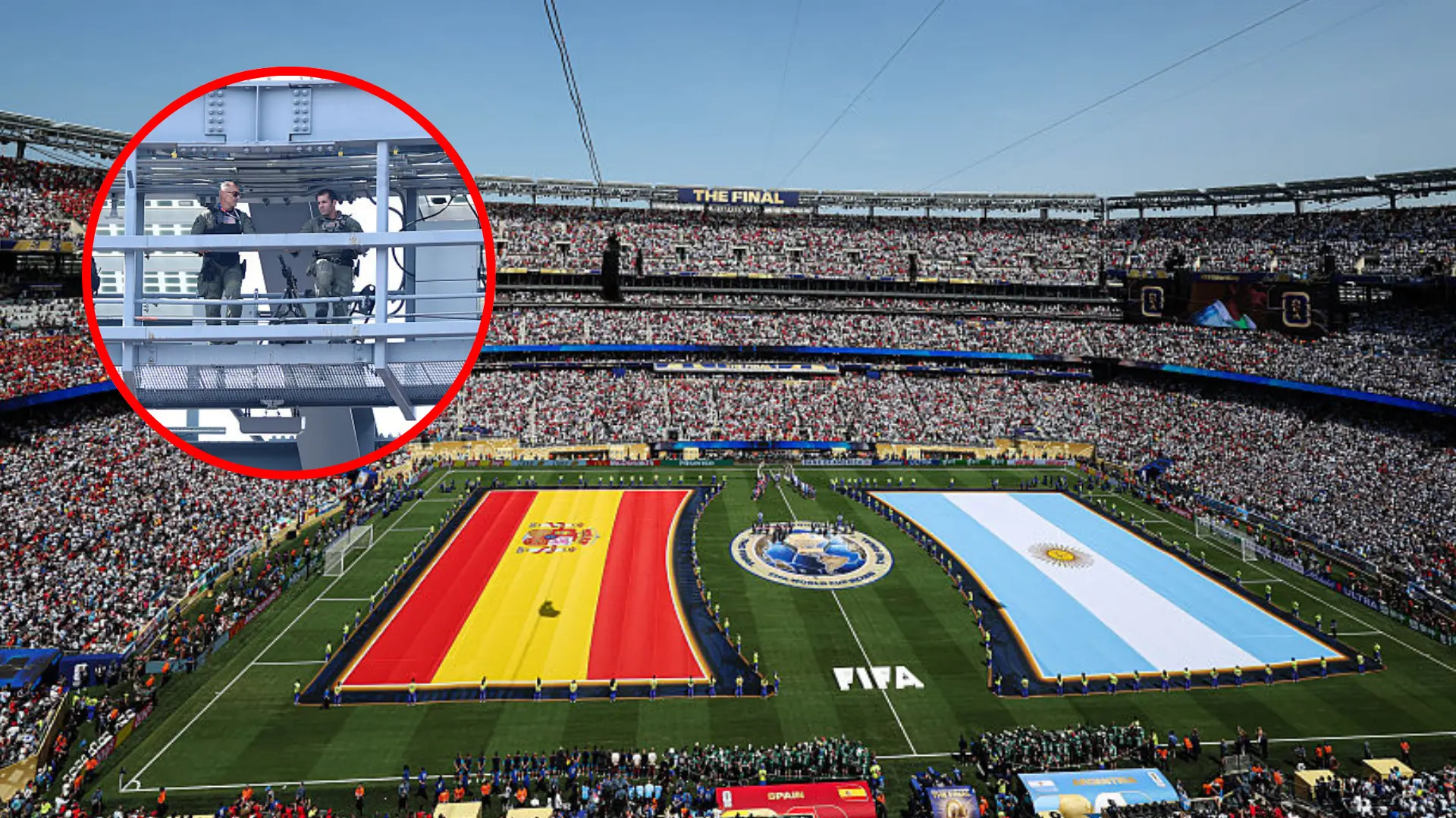 El detalle que pasó desapercibido en la final del Mundial: había francotiradores escondidos por el estadio
