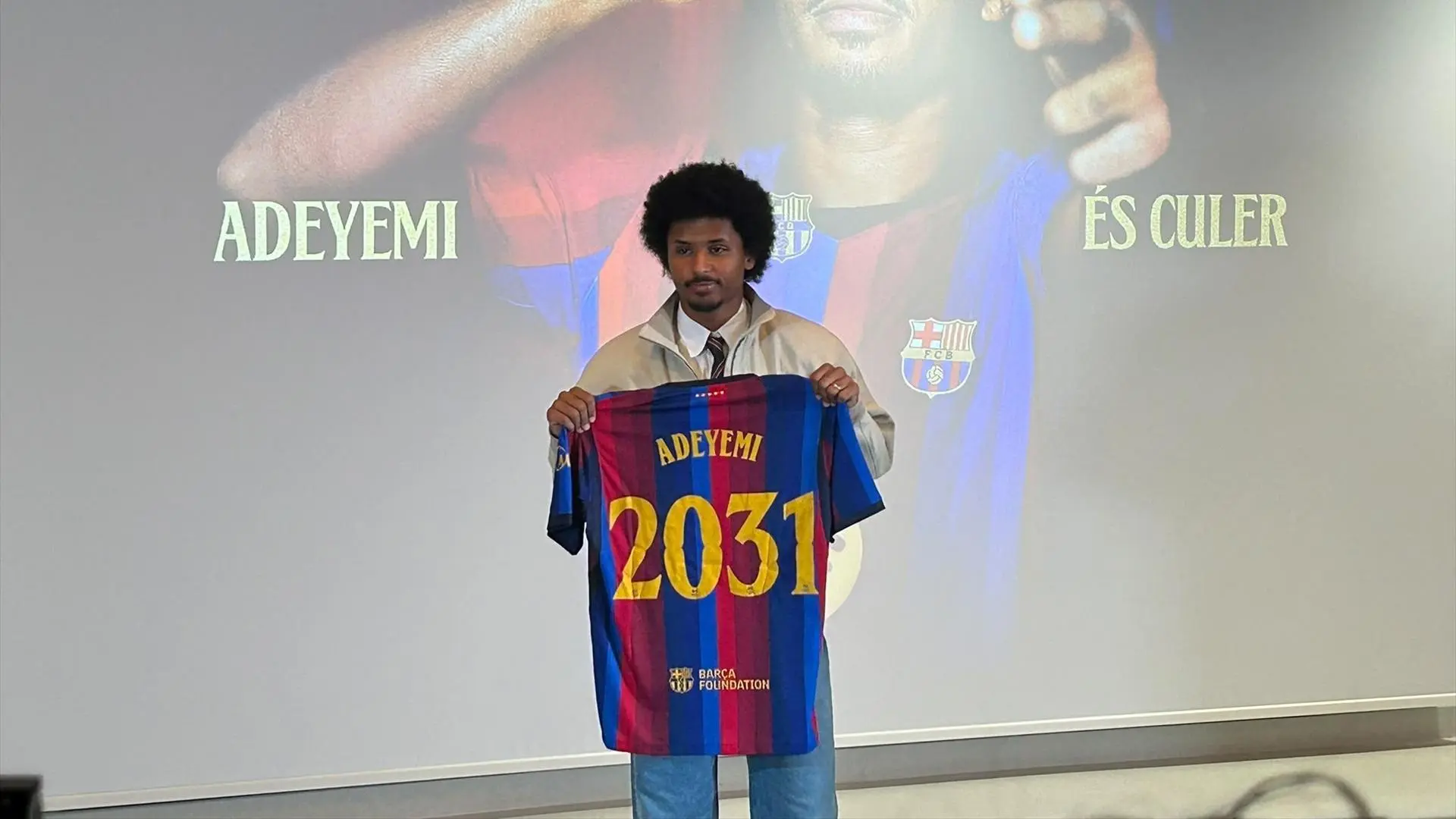 Karim Adeyemi, nuevo jugador del Barça: «Me han explicado que Cataluña es especial con respecto al resto de España»