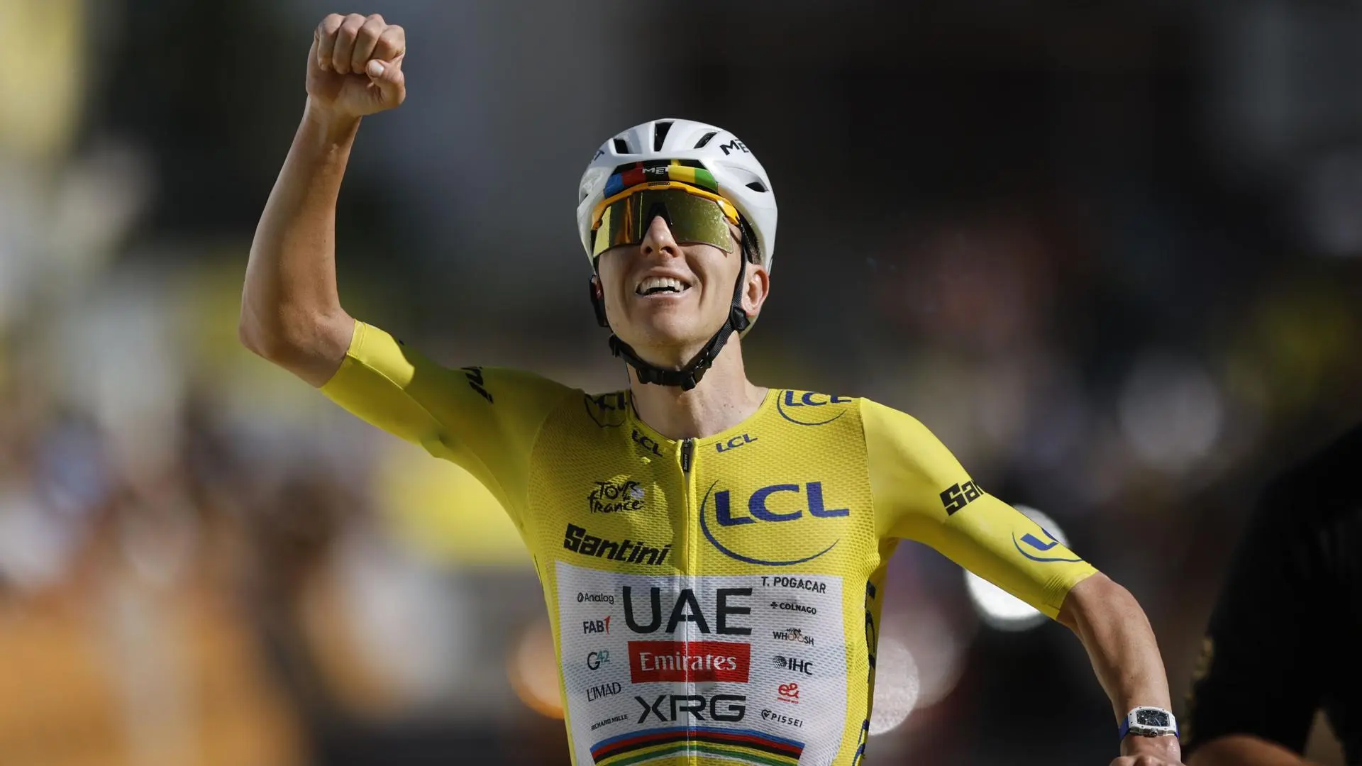 Pogacar firma un nuevo recital en Alpe d'Huez y logra su quinta victoria en el Tour