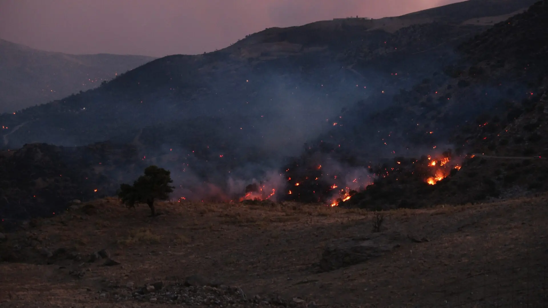 Mueren tres bomberos forestales luchando contra las llamas en Grecia, donde el fuego sigue fuera de control